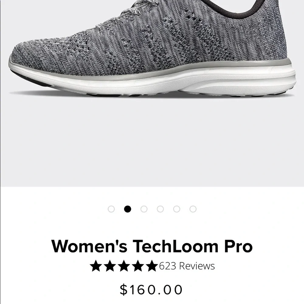 APL® TechLoom Pro Heather Grey Athletic Shoes | 8 - Picture 2 of 8